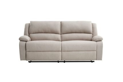 Canapé de relaxation 9121 avec 2 assises XXL en tissu